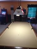 Beautiful Slate Billiard Table with Cover  SOLD