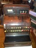 Antique Admiral Solid Wood Full Size Cash Register.... Go LOW TECH Off line!!!!