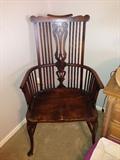 Antique Straight Back Chair