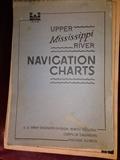 Upper Mississippi River Navigation Charts by U.S. Army Engineer Division, North Central  Corps of Engineers, Chicago Illionois FULL Navigation Maps