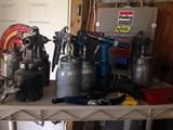 Assorted Variety of Air Powered Spray / Paint Guns