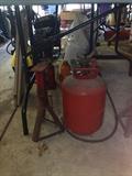 Large Propane Tank, Floor Jack