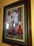 Budweiser AB Busch Framed Sign