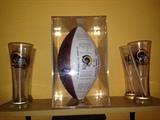 Rams Collectible Football in Acrylic Case, 