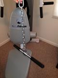  Keys Fitness Machine...Up to 200 pounds in weights.