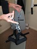  Keys Fitness Machine...Up to 200 pounds in weights.