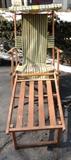 Vintage Wood Patio Lounger