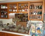 Glasses and Serving Pieces