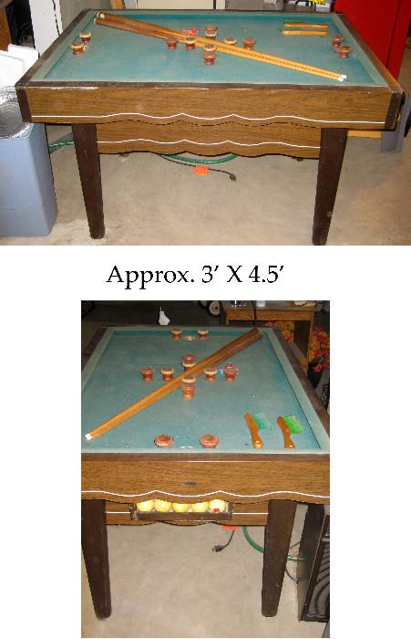 This is a NOVA bumper pool table.  In great condition.
