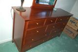 Thomasville cherry queen size bedroom set.