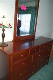 Thomasville cherry queen size bedroom set.
