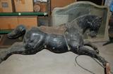 Carousel Horse in the basement