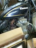 1980 Kawasaki motorcycle, KZ440, VIN: KZ440D000953, Title issued 3-17-99, mileage 11,800, current reading 11,822, title is prefix 1, color blue (as is)