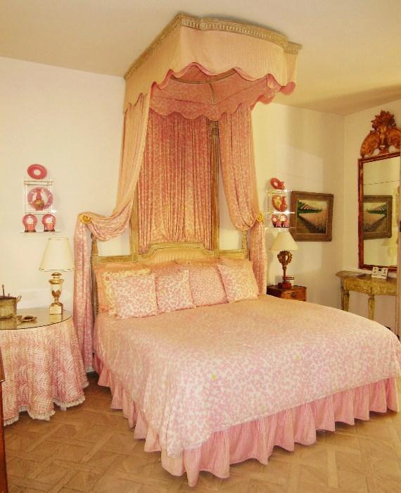 Fabulous King-Size Canopy Bed.