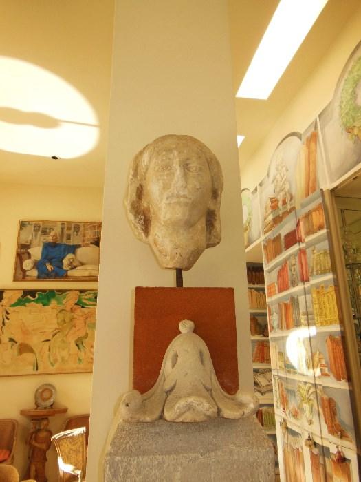 Ancient Etruscan Marble Head