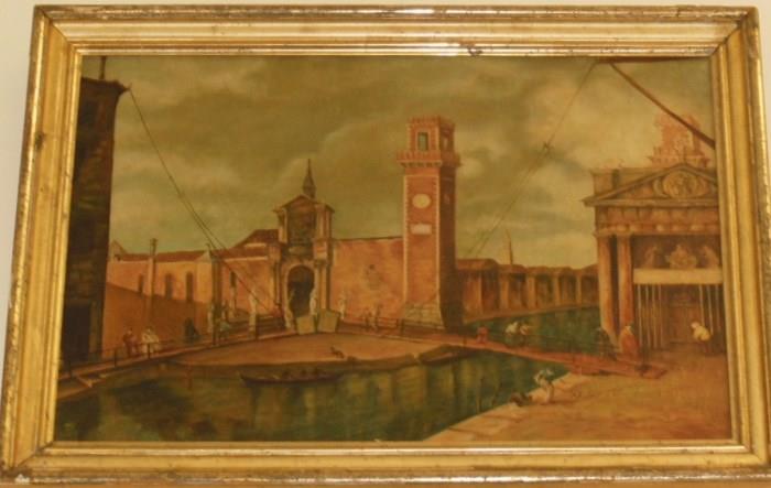 Early 19th. C. Painting of Venice