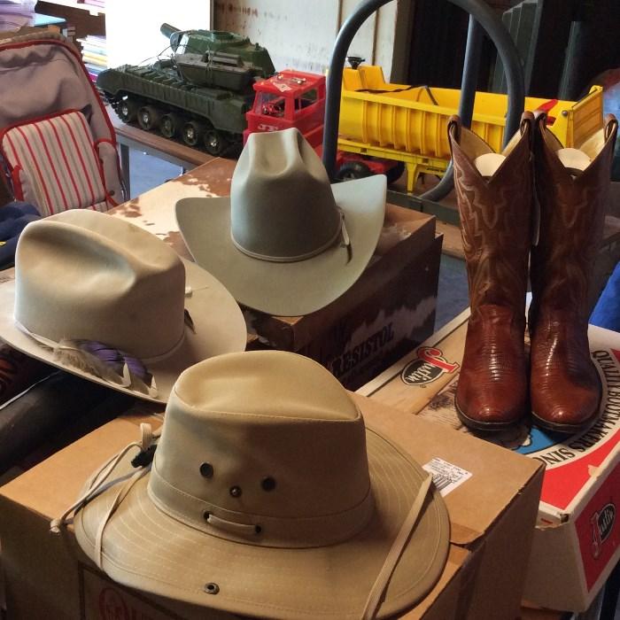 cowboy hats and boots