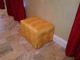 silk ottoman 