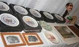 Collector's plates, prints, Groucho marx