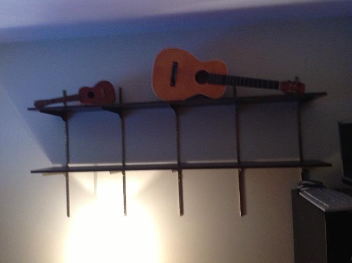 vintage guitar and uke