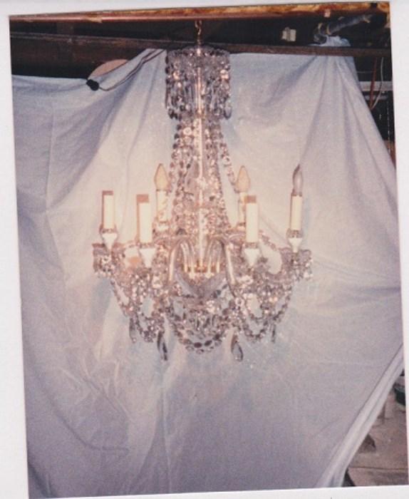 Waterford Cut Glass Chandelier in excellent condition.  