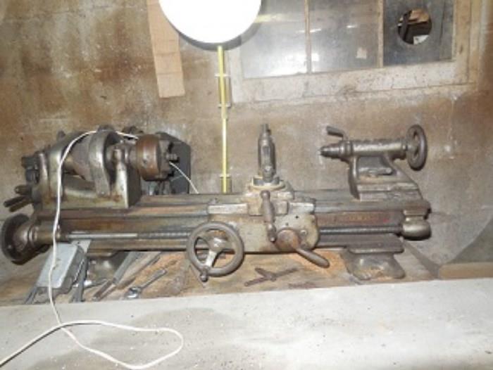 The lathe and there will be many tools to use with it. 