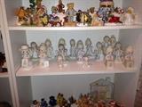 PRECIOUS MOMENTS FIGURINES, BOYD'S BEARS, CHERISHED TEDDIES, CHARMING TAILS