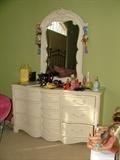Jessica McClintock Dresser and mirror