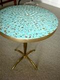 Small mosaic tile top table