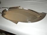 Art deco silverplate tray