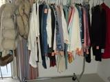 Ladies clothing, fur & leather jackets, size 8 - 12