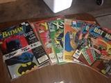 Batman series comics and other vintage collectible Batman.