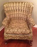 Vintage Silk Chair