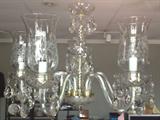 Vintage "Mother Teresa" crystal chandelier