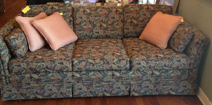 Lovely paisley sofa from The Sofa & Chair Company