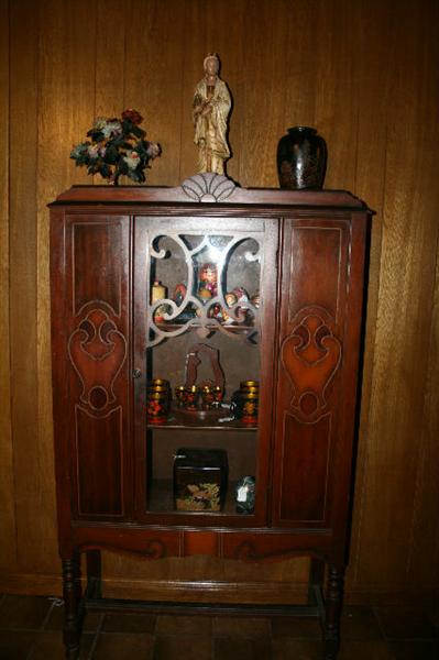 VINTAGE CURIO CABINET