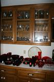 RUBY & CRANBERRY GLASS