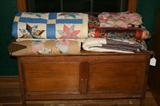 BLANKET CHEST & QUILTS