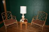 ANTIQUE RATTAN CHAIRS CIRA LATE 1800'S