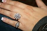TWO OF THE DIAMOND RINGS IN THE SALE ONE IS 1 1/2 K AND THE OTHER IS 1/2 K