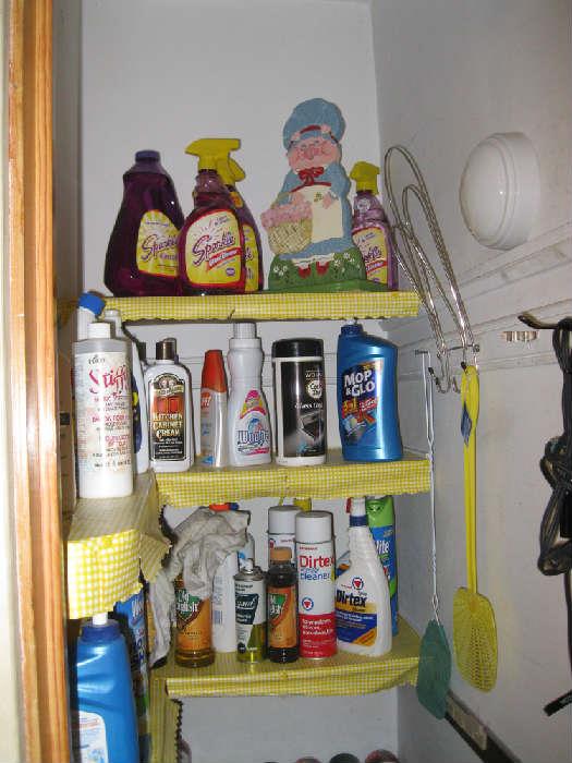 Cleaning products..