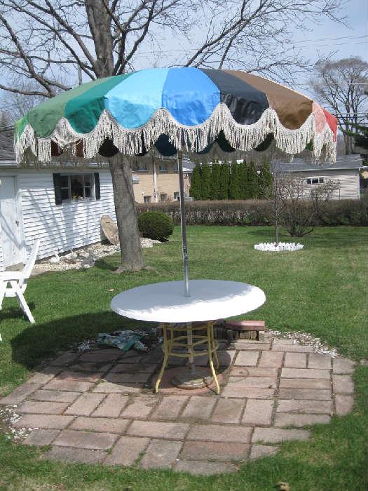 Patio items....many patio umbrellas - different kinds....