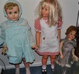 Patty Play Pal is in the middle; Revlon doll on the right.
