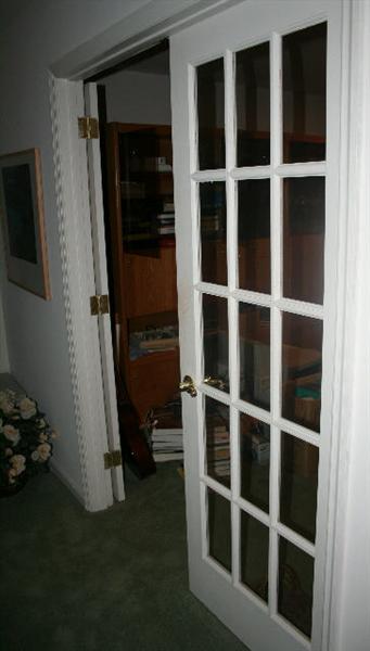 Several sets of french doors in excellent shape will be available by silent bid as part of the architectural salvage auction lot