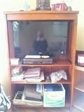 Mission Style Media Center - Sony 32" Flat Screen.