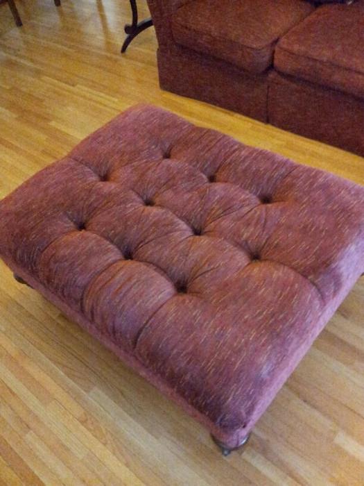 Red Ottoman 