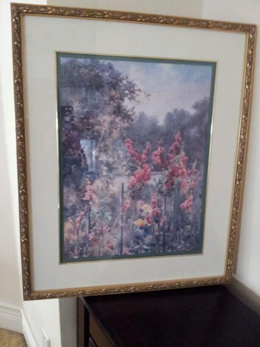 Framed Watercolor Print by Mildred A. Butler
