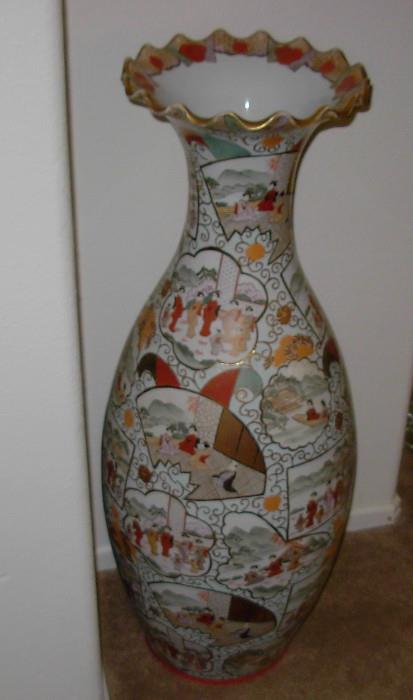 Satsuma porcelain vase $195.00..NOW $97.50