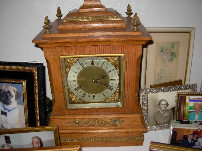 Antique mantle clock  WAS $350..NOW $175