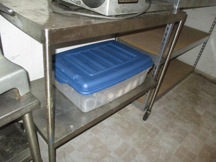 Stainless Steel Rolling Cart